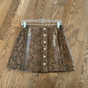 New Astr snake skirt